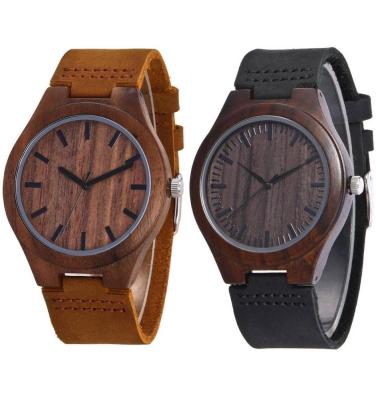 China Custom Logo Bamboo Wood Ladies Watches Relojes De Madera Water Resistant For Women And Men for sale