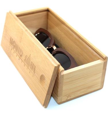 China Sunglasses packing sunglasses filter frame wholesale bamboo box for sale