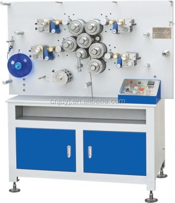 China Printing materials 4 color clothes nylon taffeta label rotary printing machine for garment wash care labels and fabric labels JS-1031B for sale