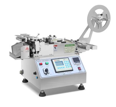 China Hot And Cold Label Knife Hotels JQ-3012 Good Quality Cutting Machine For Textile Woven Labels, Cotton Tape And Satin Ribbon for sale