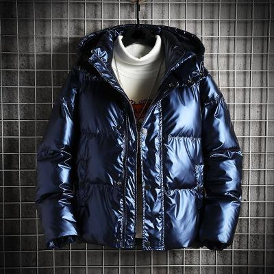 China Breathable Winter Custom Plus Size Mens Jackets Fashion Casual Stripper Mens Bubble Jackets for sale