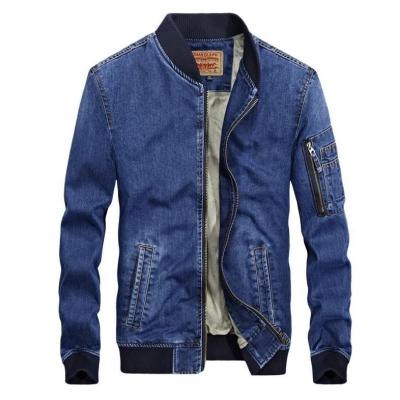 China 2021 new wholesale high quality men's cotton jeans jacket custom men's denim jacket QUICK DRY for sale