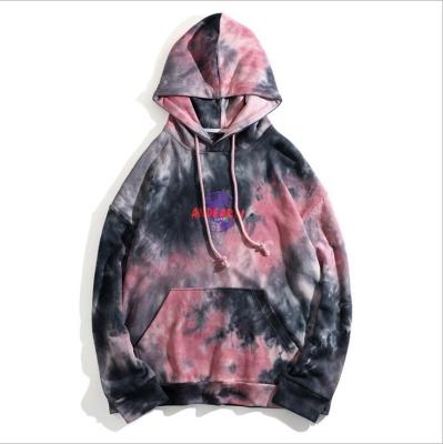 China Autumn New Style Men's 2020 Viable Casual High Street Pullover Hoodies Tye Dye Graphic Hoodies for sale