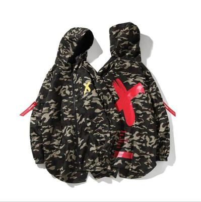 China New Arrival Sustainable Spring Men's Clothes Plus Size Camouflage Hooded Anorak Mens Jackets And Coats for sale