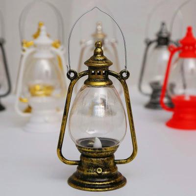 China Pony Lamp New Retro Atmosphere Nostalgic Kerosene Lamp LED Safe Creative Candle Lantern For Home Decoration for sale