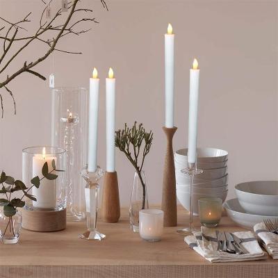 China Birthdays LED Electric Candles 10 Inch Candle Lights Warm White LED Flameless Long Candle For Wedding Decoration for sale