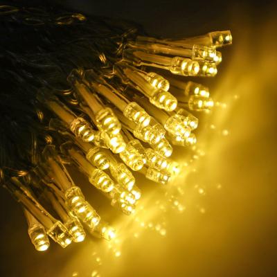 China 20 Meters of Warm White Battery Operated PVC 3 AA LED Fairy Lights String Lights for Christmas or Wedding Decoration for sale