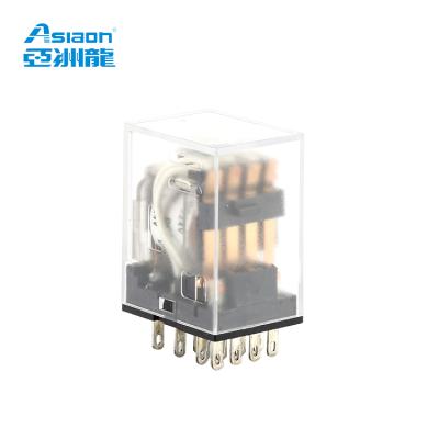 China ASIAON Epoxy Lifetime Warranty Industra Used 3A 110V General Purpose Relay MY4 for sale