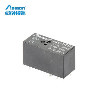 China Sealed 6 Pins 12V JQX-115F Power PCB Mini Relay 260vac JQX-115F for sale