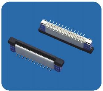 China FFC/FPC connectors with actuators,0.5mm pitch for sale