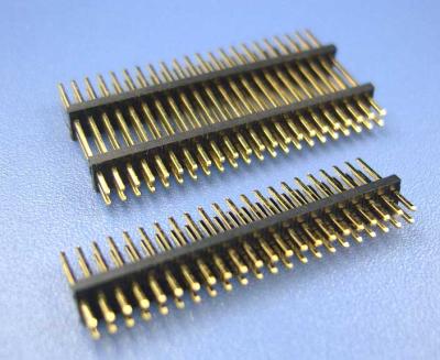 China Alternative samtech 1.27MM pitch Pin Header,dual rows,SMT for sale