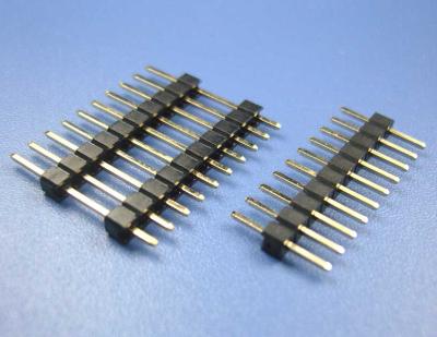 China Alternative samtech 2.54MM pitch Pin Header,single rowsdip for sale