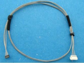 China Led display cable assmbly Teflon wire assemblies and jst housing 0.8mm pitch, with smt header for sale