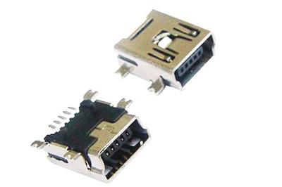 China guangdong Mini USB-A 5P SMT female connectors for sale