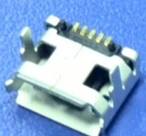 China SHENZHEN MICRO USB 5P FEMALE CONNECTOR, 7.15 PIN LENGTH 1.1 for sale