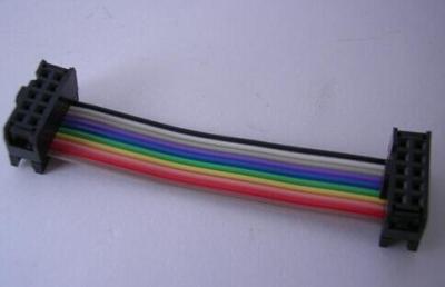 China China cheap 2.54mm colorful IDC cable,dual rows for sale