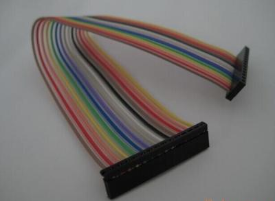 China Guangdong OEM 2.54mm colorful IDC cable,single row for sale