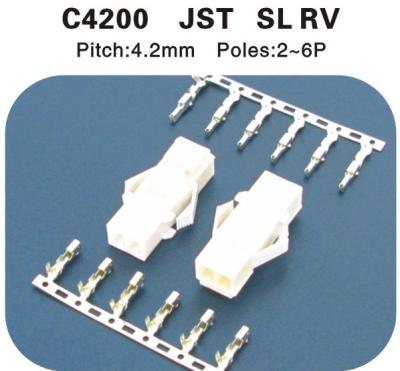 China JST SLRV equivalent 4.2mm Pitch wire to wire connectors for sale