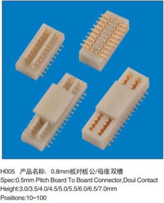 China 0.8MM Pitch Female Plug Board Connector To Computer Motherboard Notebook 100 Pins for sale