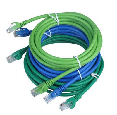 China Guangdong Factory Price Cat5 Cat5e Cat6 Cat 6 Cat7 Flat Ethernet Cable 3M SFTP Network Lan Patch Cable  With RJ45 Plug for sale