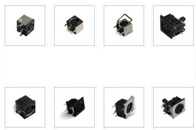 China Mini Din Socket Terminal Jack For Stereo, Switch, Audio Rohs UL alternate Molex CUI connector for sale