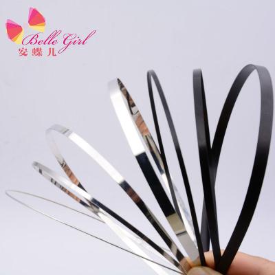 China 5mm New Fashionable Wholesale Empty Single Metal Headband Hair Band For Diy for sale