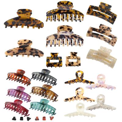 China BELLEWORLD Trendy Fashion Women Hair Claw Clips Acetate Acrylic Hair Claws Girls Hair Accessories 2021 for sale