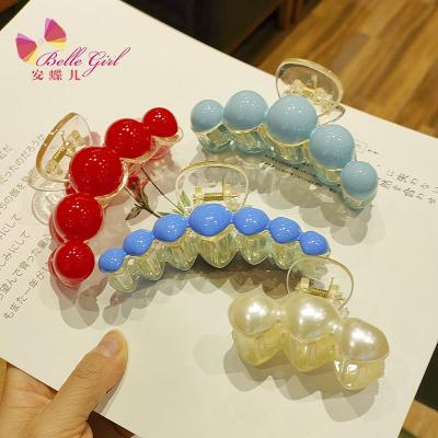 China BELLEWORLD Fashion Korean Trendy Hair Accessories Acrylic Acrylic Hair Claw Clips Large Hair Clips For Claw Women for sale