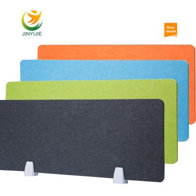 China Highly Effective Sound Absorption Fabric Sound Panel Desktop Decorative Screen Covered Panels Partition For Walls Decoration for sale