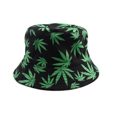 China Breathable Ethnic Style Flower Print Women Fisherman Hat Ladies Sunshade Covers Double Side Bucket Hat For Women Female Panama Bob Hats for sale