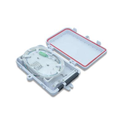 China Small& FTB104C 4 Cores 1x4 Splitter Light Weight Optical Fiber Distribution Box for sale