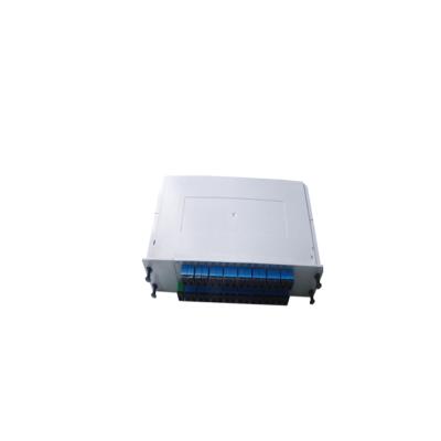 China Indoor or Outdoor FTTH Cassette Inserting PLC Splitter Type 1:8, 1:16 for sale