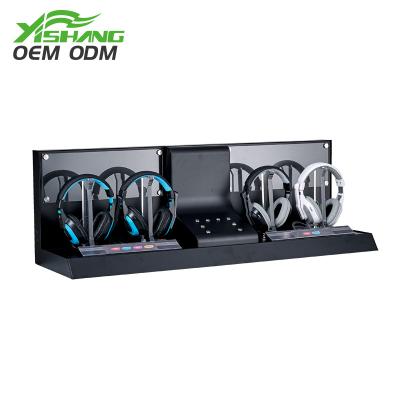 China Rust Protection Customized Wholesale Headphone Metal Cable Display Rack for sale