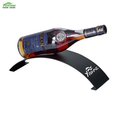 China Rust Protection Customized Wholesale Semi Arc Metal Wine Rack for sale