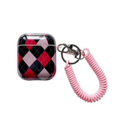 China Fashion For Apple Airpods Case Plaid Wireless Earphone Case 2/3 for sale