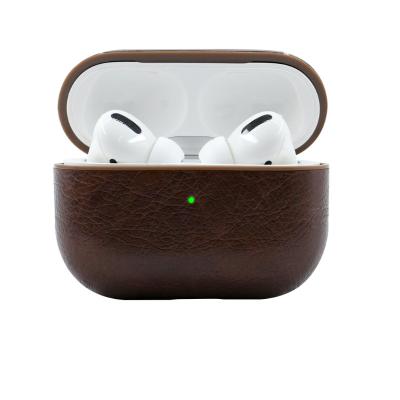 China Contracted Lovely Light Earphone Case Portable Luxury Leather Case For Apple Airpods Pro 3 for sale