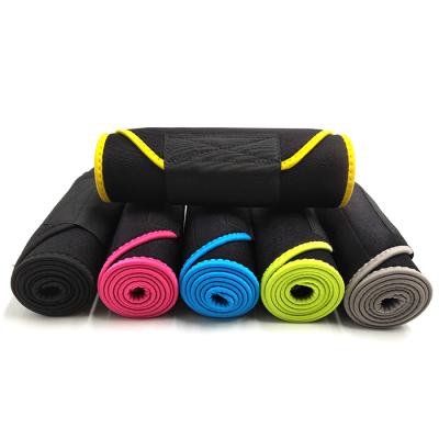 China Sport Users Black Neoprene Curves Belt Wrap Weight Loss Adjustment Waist Trimmer Belt For Sports for sale