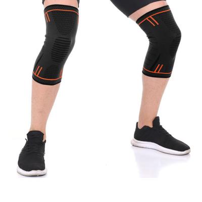 China Adult High Quality Stretch Be Active Functional Silicon Knitting Bicycle Knee Strap for sale