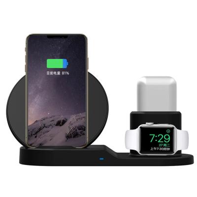 China 15W Fast Wireless Charger Fast Wireless Charger 15w 3 in 1 Stand Wireless Charging Foldable Portable Wireless Charger for sale