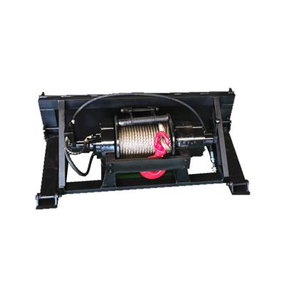 China CRANES Forestry Equipment Hydraulic Loader Attachment Log Winch For Skid Steer for sale