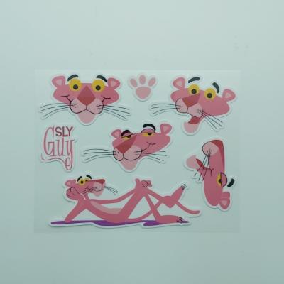 China Eco-friendly +Waterproof  Custom Printing Waterproof Vinyl Die Cut reusable TPE Stickers Cute Cartoon for sale