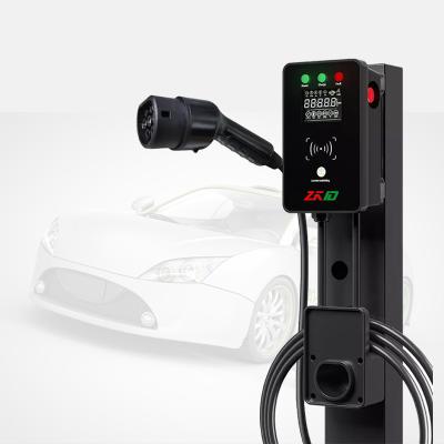 China 7kw Wall Mount Car Charger Convenient Charging Ccs2 Home Ev Charging Station for sale