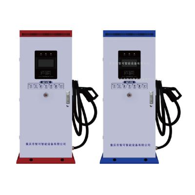 China Wall Mounted Commercial EV Charging Stations 7kw 11kw With Upright Pole Station for sale