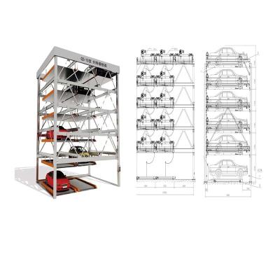 China Pcx20d Rotary Parking System Smart Automatic Vertical Suv Parking Lift System en venta