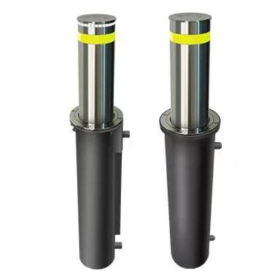 China Remote Control Hydraulic Retractable Bollards Cylindrical Steel Safety Bollards à venda