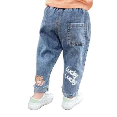 China 2021 Spring And Autumn New Polyester/Cotton Baby Fashion Jeans for sale