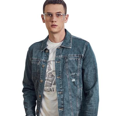 China Wholesale friend denim jackets oem waterproof stylish denim cotton long sleeves waterproof jacket for men for sale