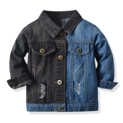 China Baby Toddler Boy Girl's Anti-Shrink Unisex Denim Coat Outwear Little Kid Boys Jean Jackets for sale