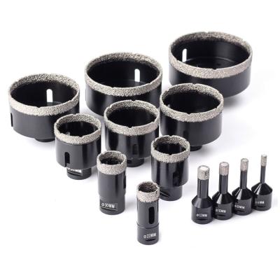 China Concrete Masonry Drilling Ceramic Tile Drill Bit Hole Saw Welded Diamond Core Drilling Bit Manufacturer for sale