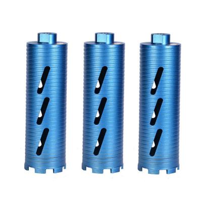 China Masonry Drilling No Water Dry Drilling Coring Sintered Diamond Core Coring Drill Bit Cutter For Reinforced Granite Wall for sale